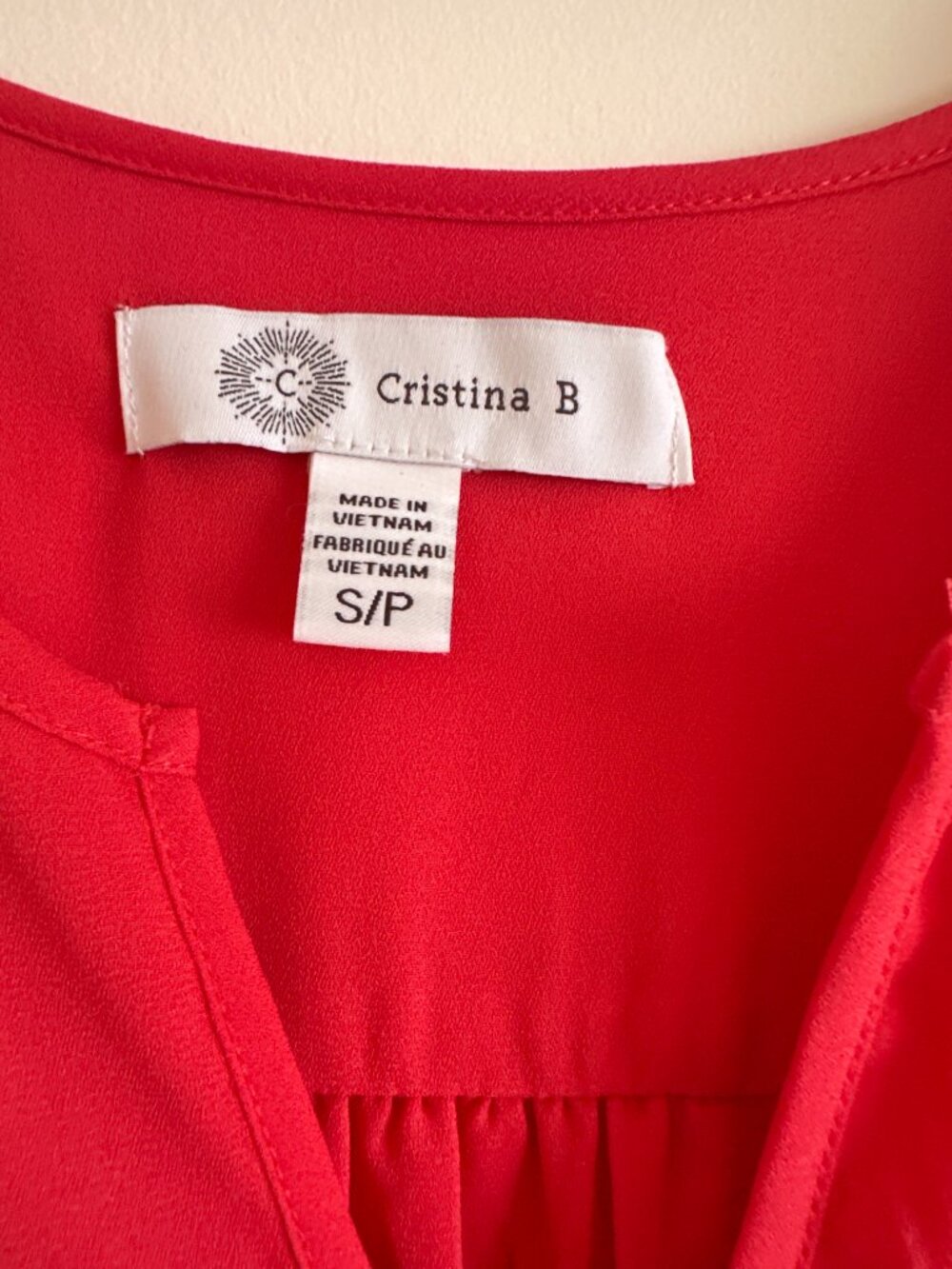 V-Neck Layered Flowy Summer Tunic - Picture 4 of 7